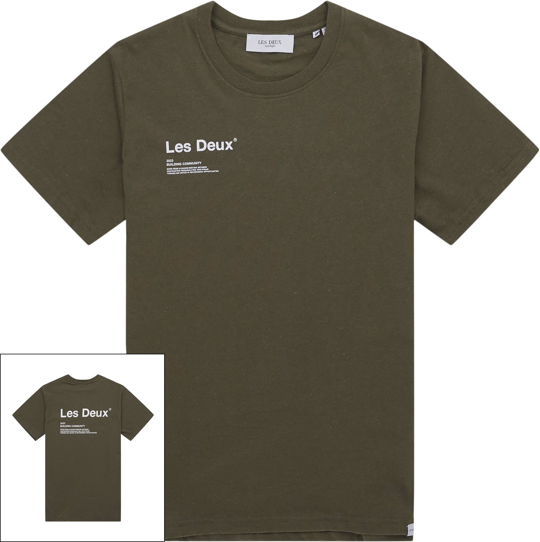 Les Deux T-shirts BRODY T-SHIRT LDM101115 Armé